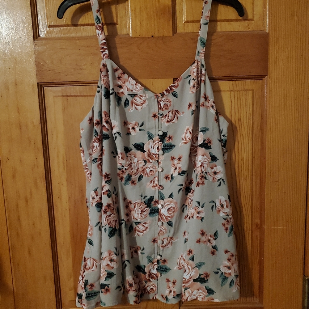 Torrid Floral Tank Top